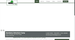 Desktop Screenshot of damdamaadventurecamp.com