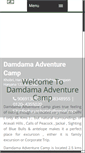 Mobile Screenshot of damdamaadventurecamp.com